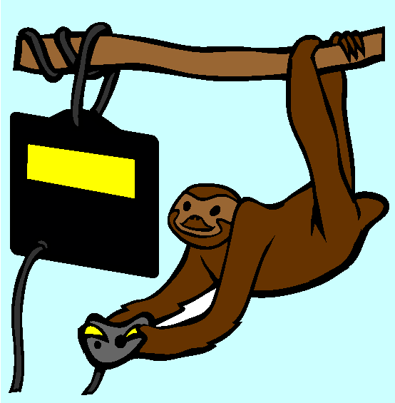 Sloth Loves Videogames Coloring Page