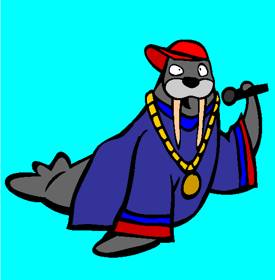 Walrus The Rapper Coloring Page