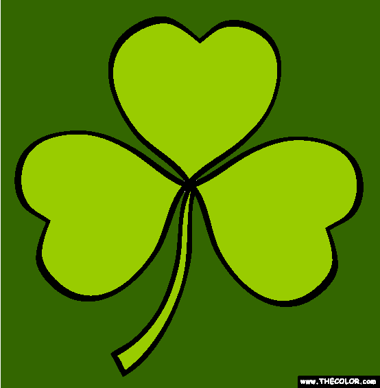 Shamrock Coloring Page