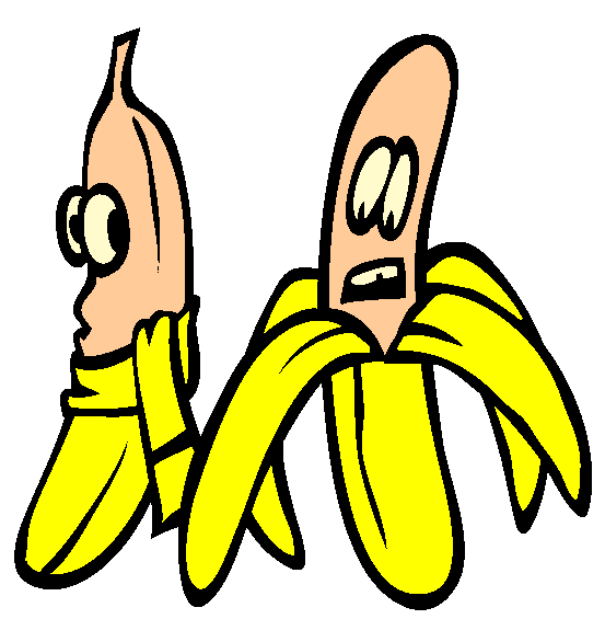 Banana Coloring Page