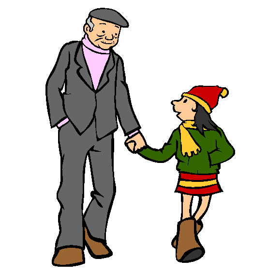 Taking A Walk Coloring Page