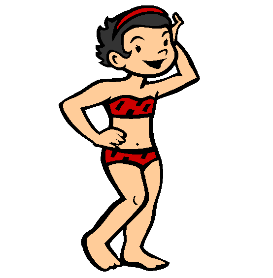 The Bikini Coloring Page