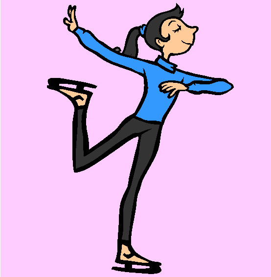 The Ice Skates Coloring Page