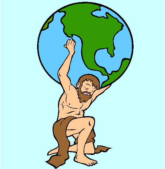 Atlas Coloring Page