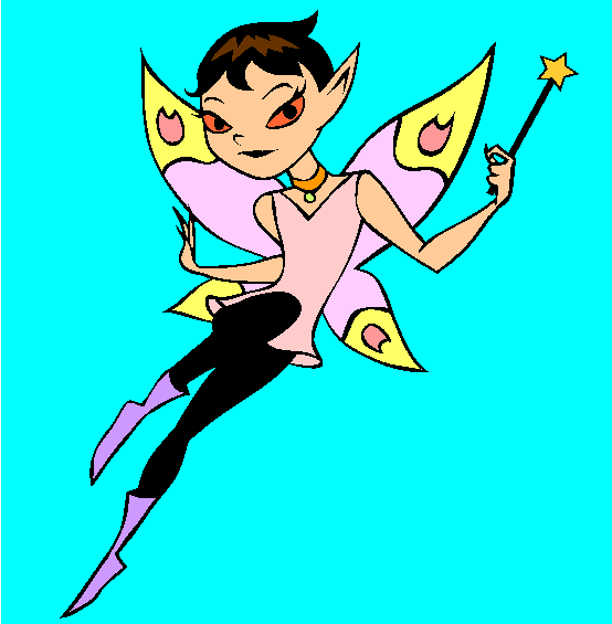 Flying Fairy Coloring Page