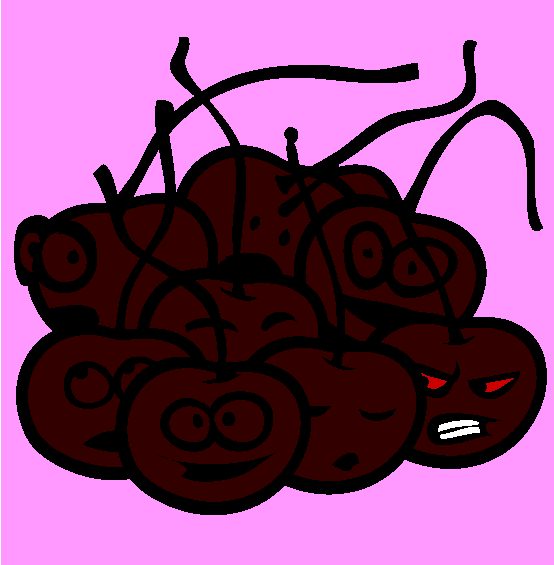 Cherry Coloring Page