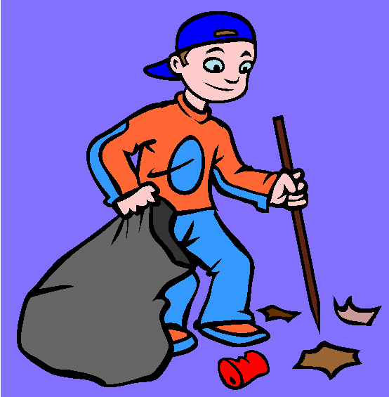 Keeping the Earth Beautiful Coloring Page