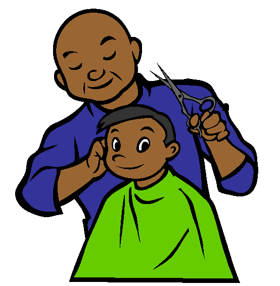 Barber Coloring Page