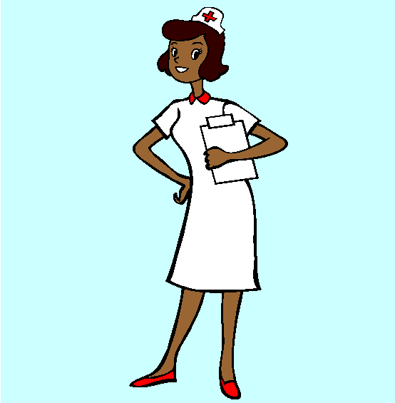 Nurse Coloring Page