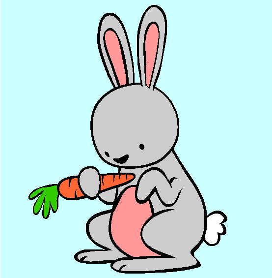 Bunny Rabbit Coloring Page