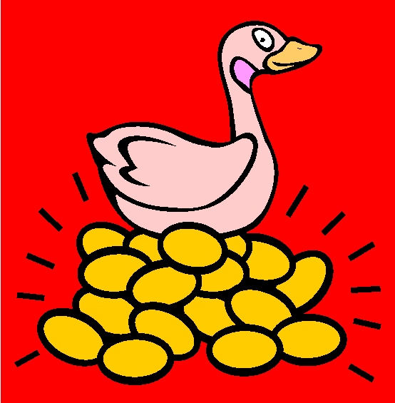 The Goose With Golden Eggs Coloring Page