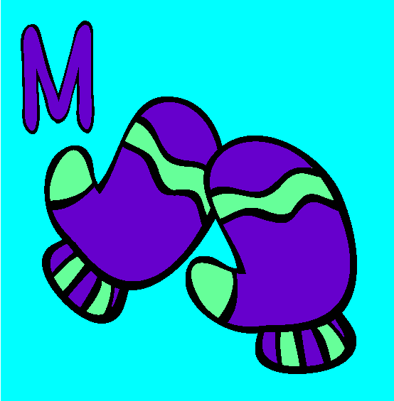 M Coloring Page
