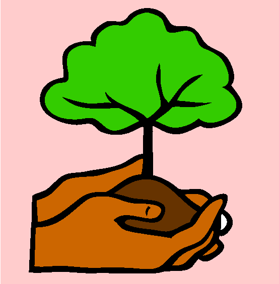 Planting A Small Tree Online Coloring Page