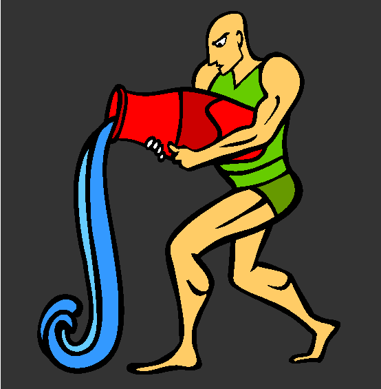 Aquarius Coloring Page