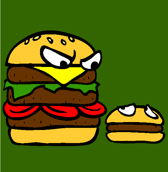 Burgers Coloring Page