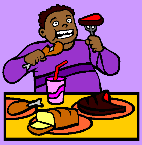 Boxing Day Feasting on Leftovers Coloring Page