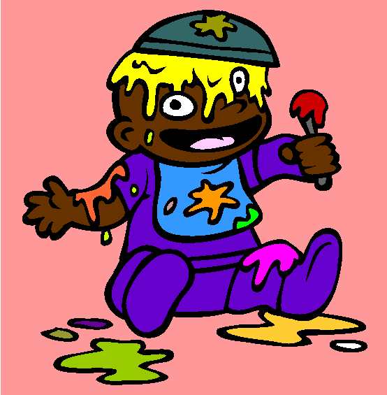 Making A Mess Coloring Page