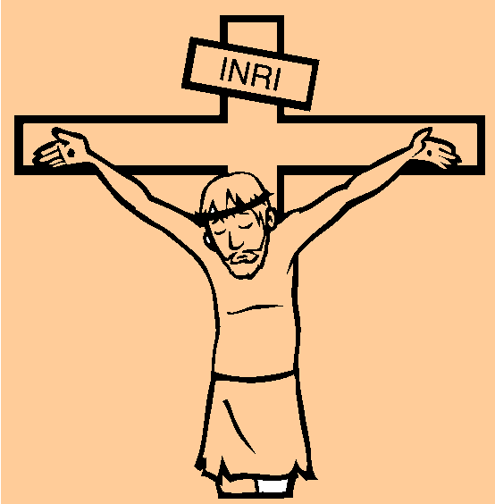 Crucifixion Coloring Page