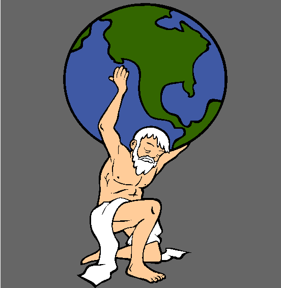 Atlas Coloring Page