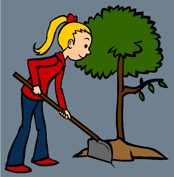 Planting a Tree Coloring Page