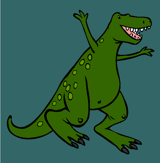 Tyrannosaurus Rex Coloring Page
