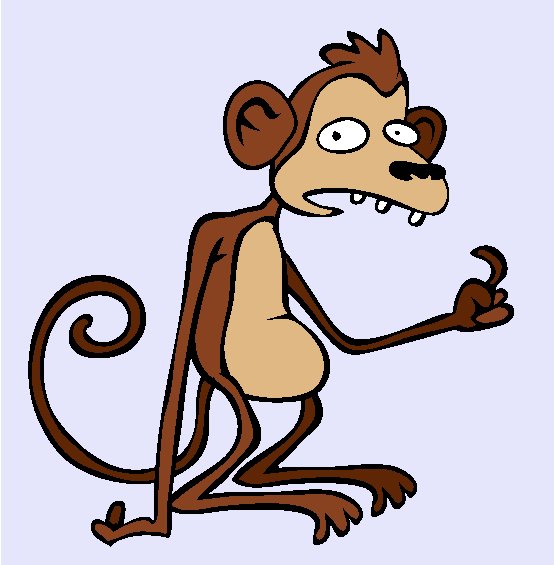 Year of the Monkey Coloring Page