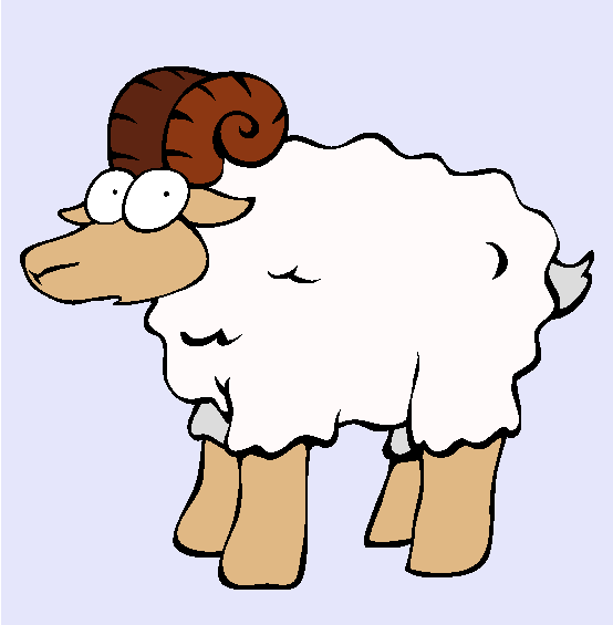 Year of the Sheep Coloring Page