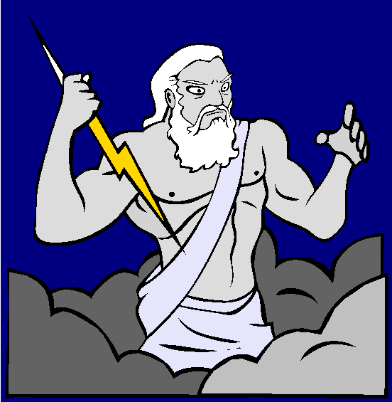 Zeus Coloring Page