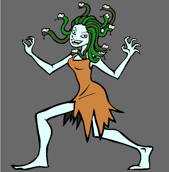 Medusa Coloring Page