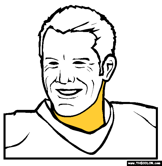 Brett Favre Online Coloring Page