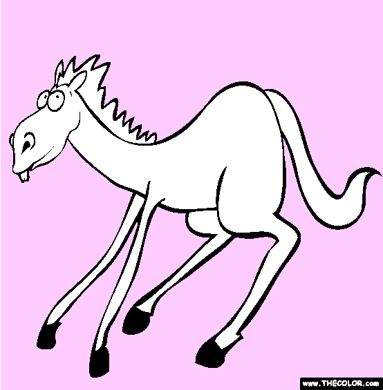 Year of the Horse Coloring Page