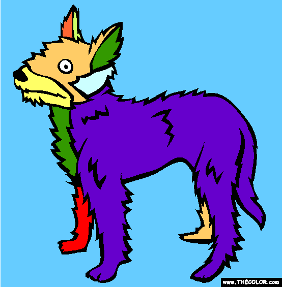 Belgian Shepherd Dog Coloring Page