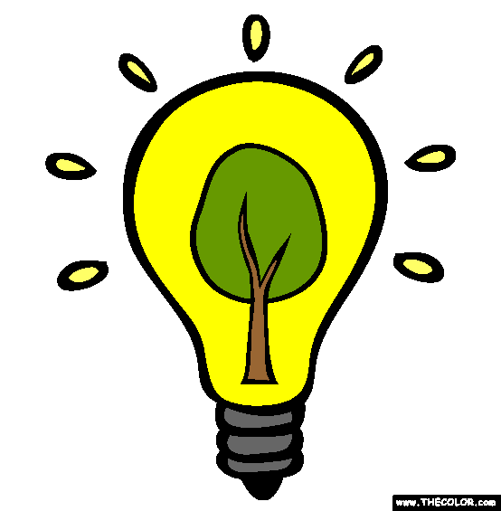 Going Green Ideas to Save the Environment Coloring
