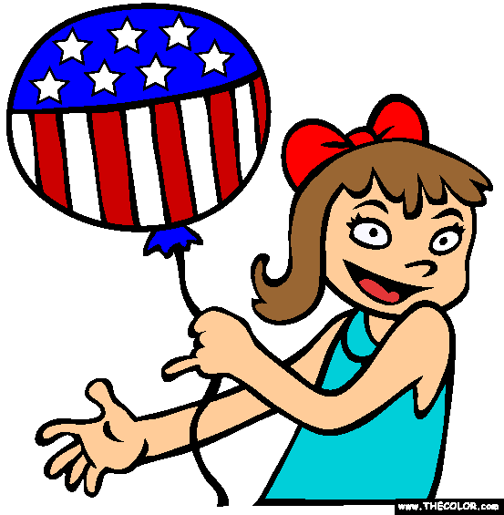 Balloon Coloring Page