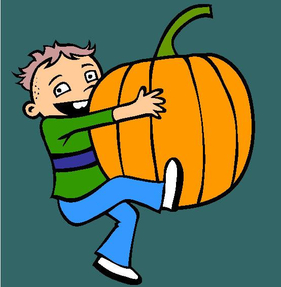 Giant Pumpkin Coloring Page