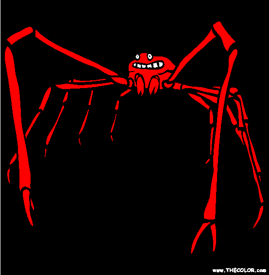 Japanese Spider Crab Coloring Page