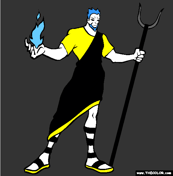 Hades Coloring Page