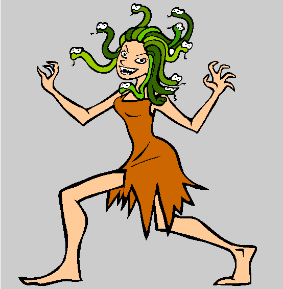 Medusa Coloring Page