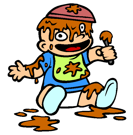 Making A Mess Coloring Page