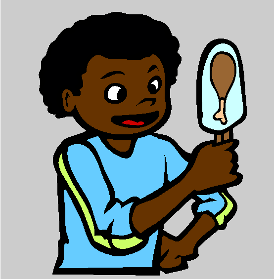 Fried Chicken Popsicle Coloring Page
