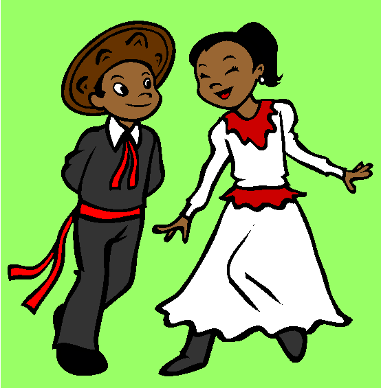 Latin Dance Coloring Page