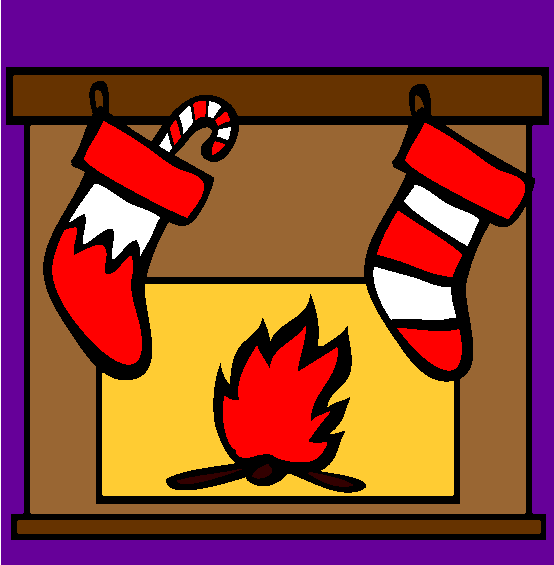 Christmas Stockings Online Coloring Page