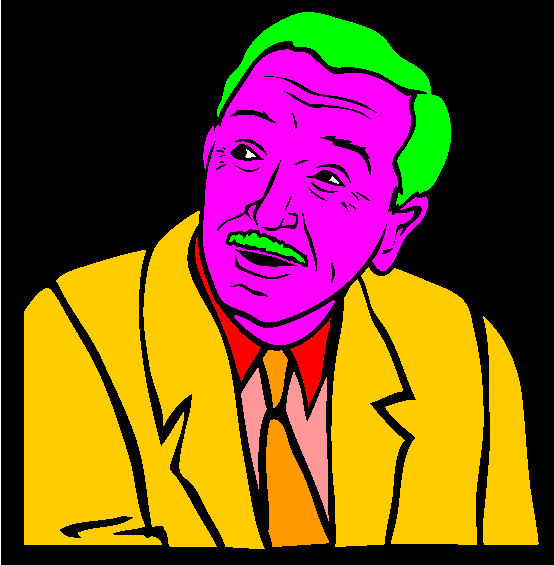 Walt Disney Coloring Page