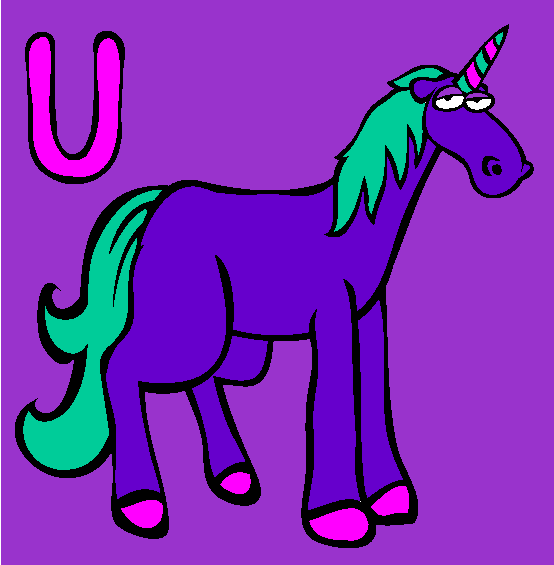 U Coloring Page