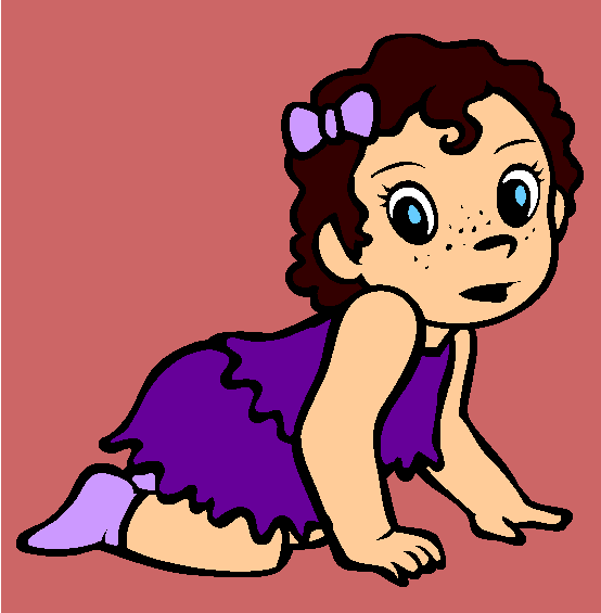 Crawling Coloring Page