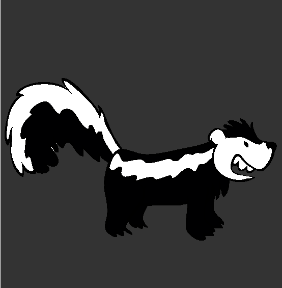 Skunk Coloring Page