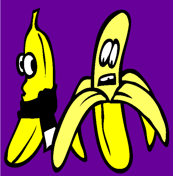 Banana Coloring Page