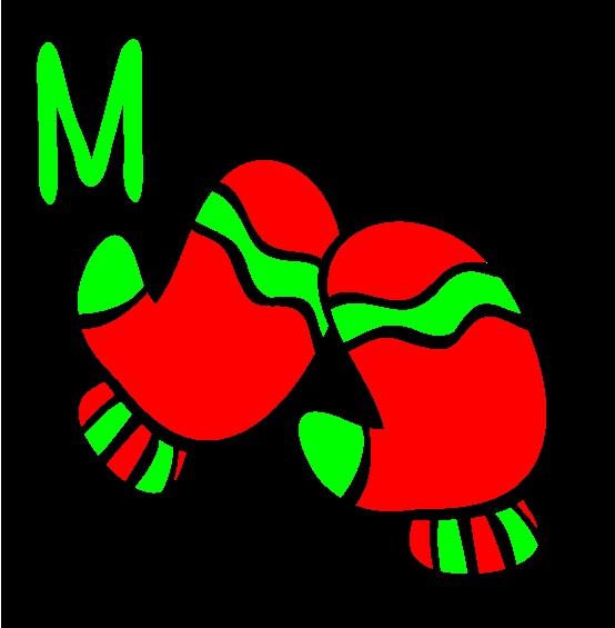 M Coloring Page