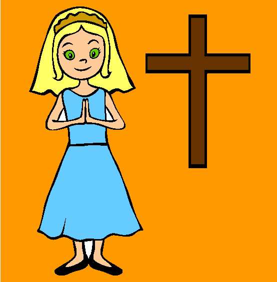 First Communion Coloring Page