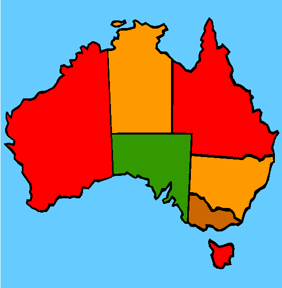 Australia Coloring Page